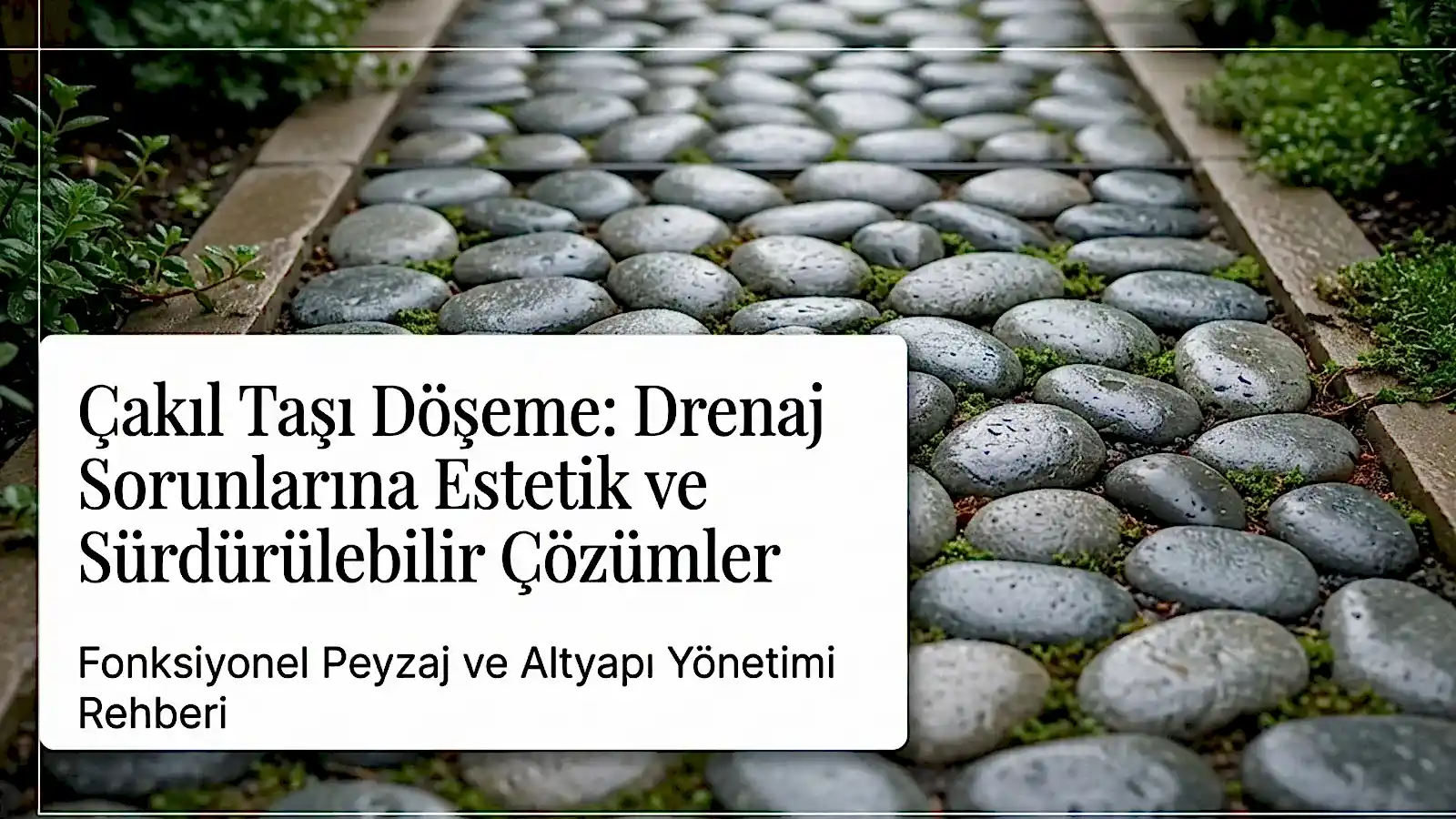 Çakıl Taşı Döşeme ile Drenaj Sorunlarına Estetik Çözüm