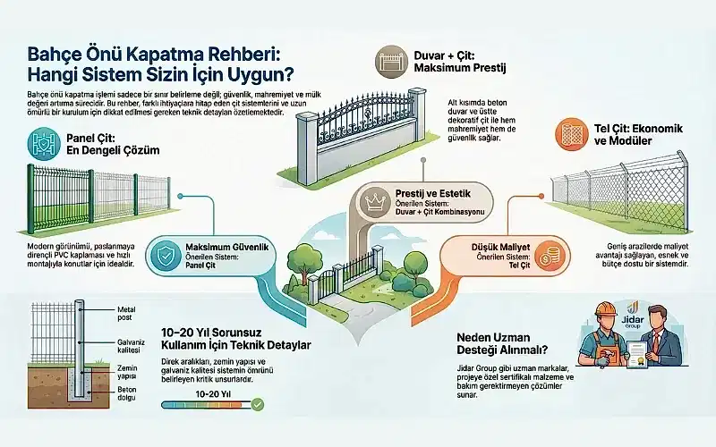 Bahçe Önünü Nasıl Kapatabilirim? 2 Bahçe Önü Kapatma Rehberi
