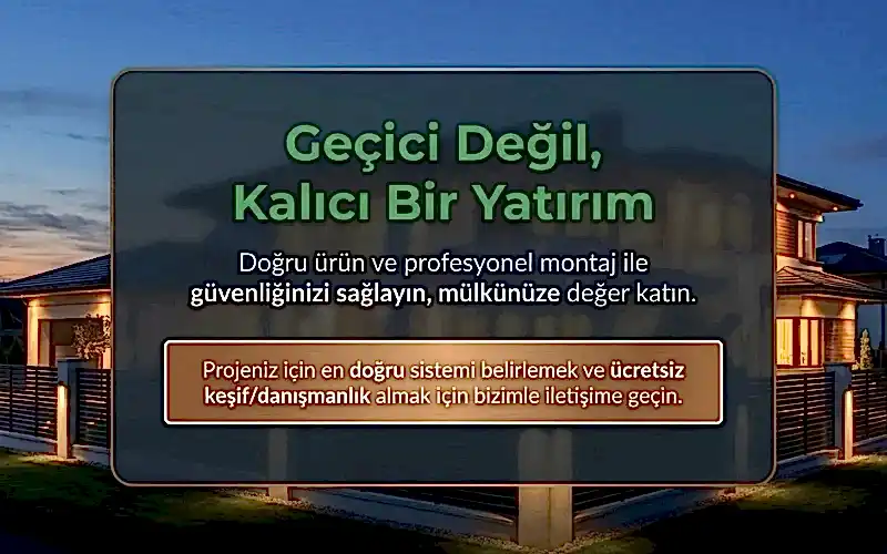 Bahçe Önünü Nasıl Kapatabilirim? 13 Sonuç Doğru Sistem, Uzun Ömürlü Çözüm